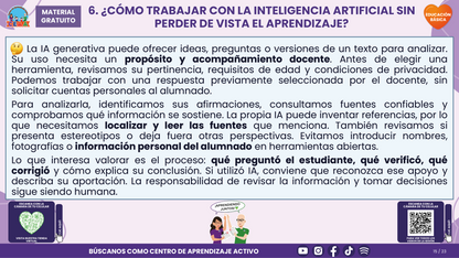 Resumen CTE del Tema 4 Educación Básica: PANTALLAS, REDES SOCIALES E INTELIGENCIA ARTIFICIAL ¿CÓMO ACOMPAÑAR UN USO CRÍTICO, SEGURO Y CON SENTIDO PARA APRENDER? en PDF