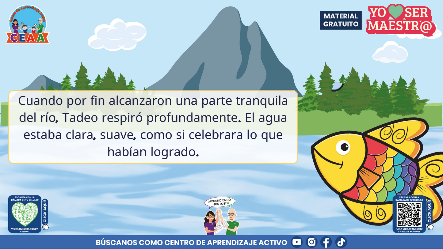 Historias para Maestros Multigrado - LA ESCUELA DE LOS PECES ARCOÍRIS EN EL RÍO SILENCIOSO en PDF