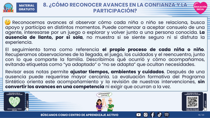 Resumen CTE del Tema 1 Educación Inicial: ADAPTACIÓN Y SEPARACIÓN ¿CÓMO ACOMPAÑAR A BEBÉS, NIÑAS, NIÑOS Y FAMILIAS CON CONFIANZA Y CUIDADO? en PDF