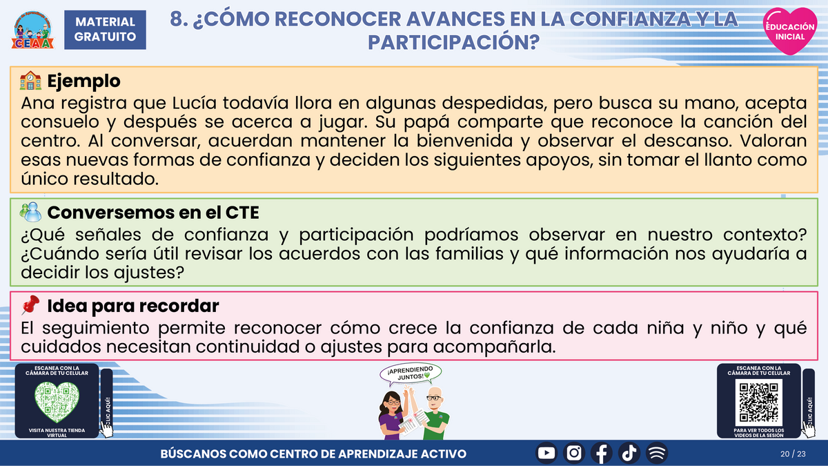 Resumen CTE del Tema 1 Educación Inicial: ADAPTACIÓN Y SEPARACIÓN ¿CÓMO ACOMPAÑAR A BEBÉS, NIÑAS, NIÑOS Y FAMILIAS CON CONFIANZA Y CUIDADO? en PDF