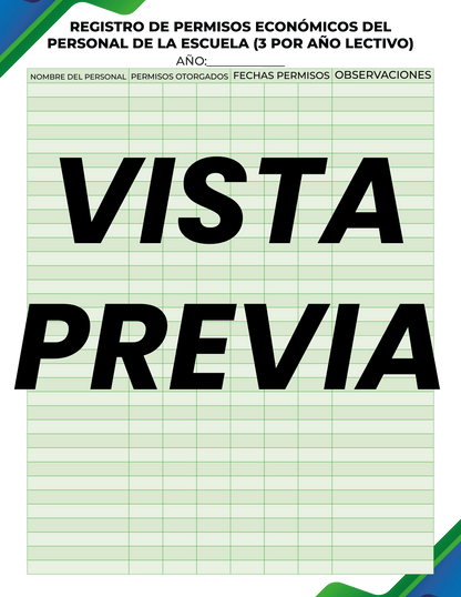 Agenda Formal Verde-azul DIRECTOR Primaria