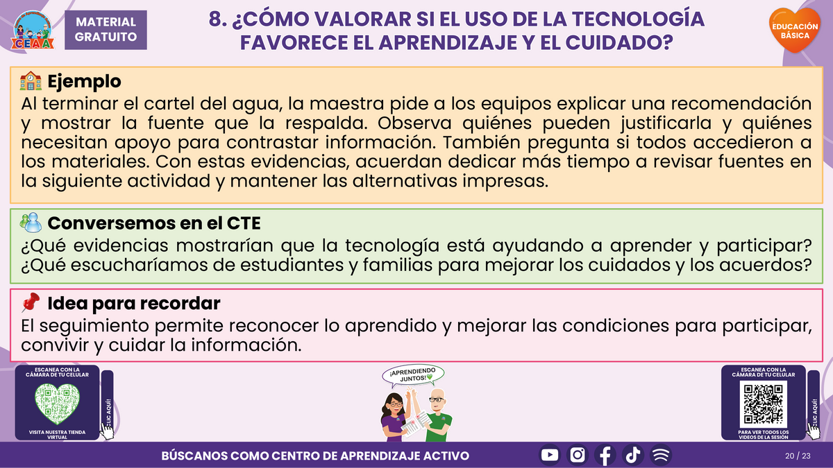 Resumen CTE del Tema 4 Educación Básica: PANTALLAS, REDES SOCIALES E INTELIGENCIA ARTIFICIAL ¿CÓMO ACOMPAÑAR UN USO CRÍTICO, SEGURO Y CON SENTIDO PARA APRENDER? en PDF