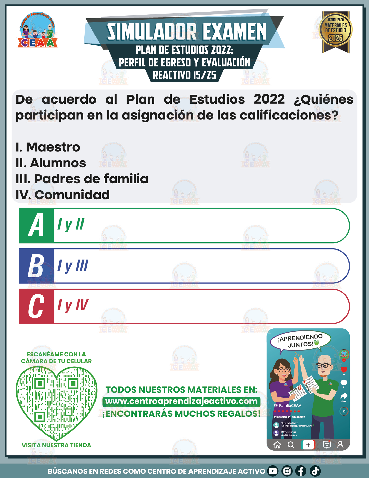 Simulador de Examen - Plan 2022 Perfil de Egreso y Evaluación en PDF