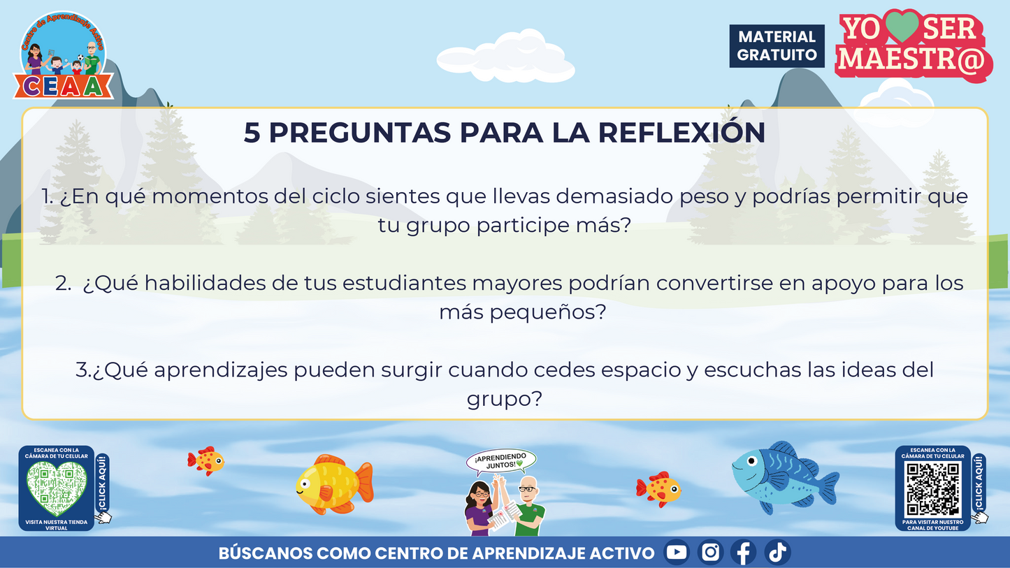Historias para Maestros Multigrado - LA ESCUELA DE LOS PECES ARCOÍRIS EN EL RÍO SILENCIOSO en PDF