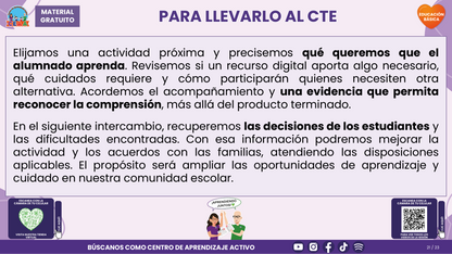 Resumen CTE del Tema 4 Educación Básica: PANTALLAS, REDES SOCIALES E INTELIGENCIA ARTIFICIAL ¿CÓMO ACOMPAÑAR UN USO CRÍTICO, SEGURO Y CON SENTIDO PARA APRENDER? en PDF