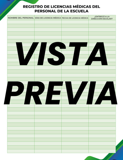 Agenda Formal Verde-azul DIRECTOR Primaria