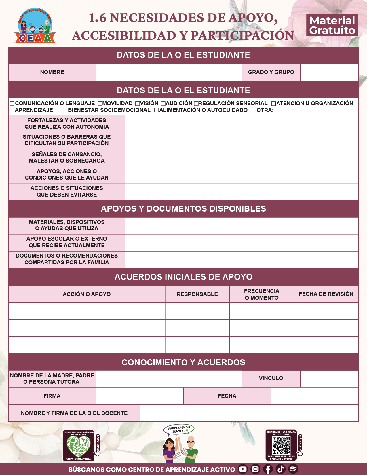 BITÁCORA PARA LA ORGANIZACIÓN Y SEGUIMIENTO PARA LA ATENCIÓN A MADRES Y PADRES DE FAMILIA V1 en PDF