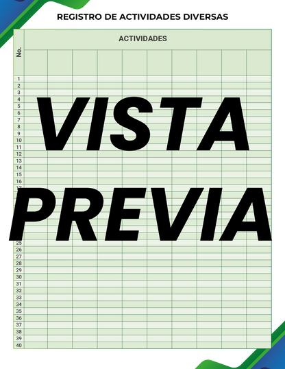 Agenda Formal Verde-azul DIRECTOR Primaria