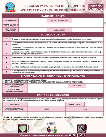BITÁCORA PARA LA ORGANIZACIÓN Y SEGUIMIENTO PARA LA ATENCIÓN A MADRES Y PADRES DE FAMILIA V1 en PDF