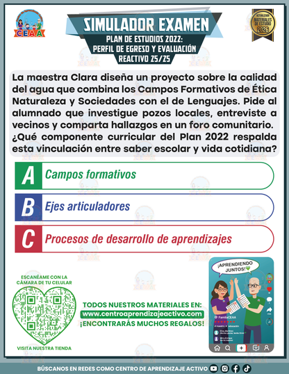 Simulador de Examen - Plan 2022 Perfil de Egreso y Evaluación en PDF