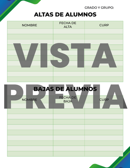 Agenda Formal MAESTRO Secundaria Ciclo Escolar 2024 - 2025  en PDF