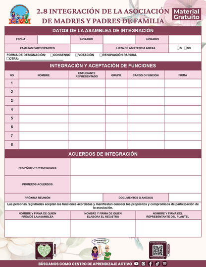 BITÁCORA PARA LA ORGANIZACIÓN Y SEGUIMIENTO PARA LA ATENCIÓN A MADRES Y PADRES DE FAMILIA V1 en PDF