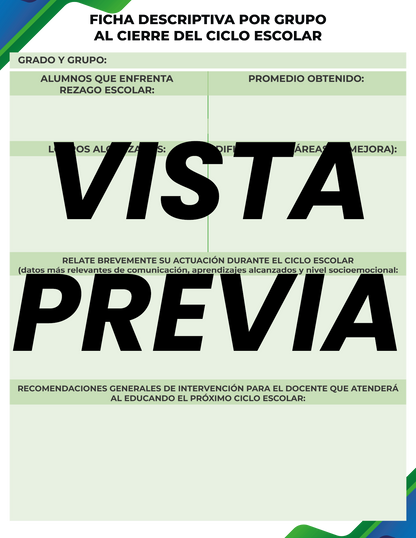 Agenda Formal Verde-azul DIRECTOR Primaria