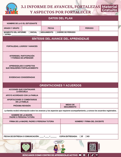 BITÁCORA PARA LA ORGANIZACIÓN Y SEGUIMIENTO PARA LA ATENCIÓN A MADRES Y PADRES DE FAMILIA V1 en PDF