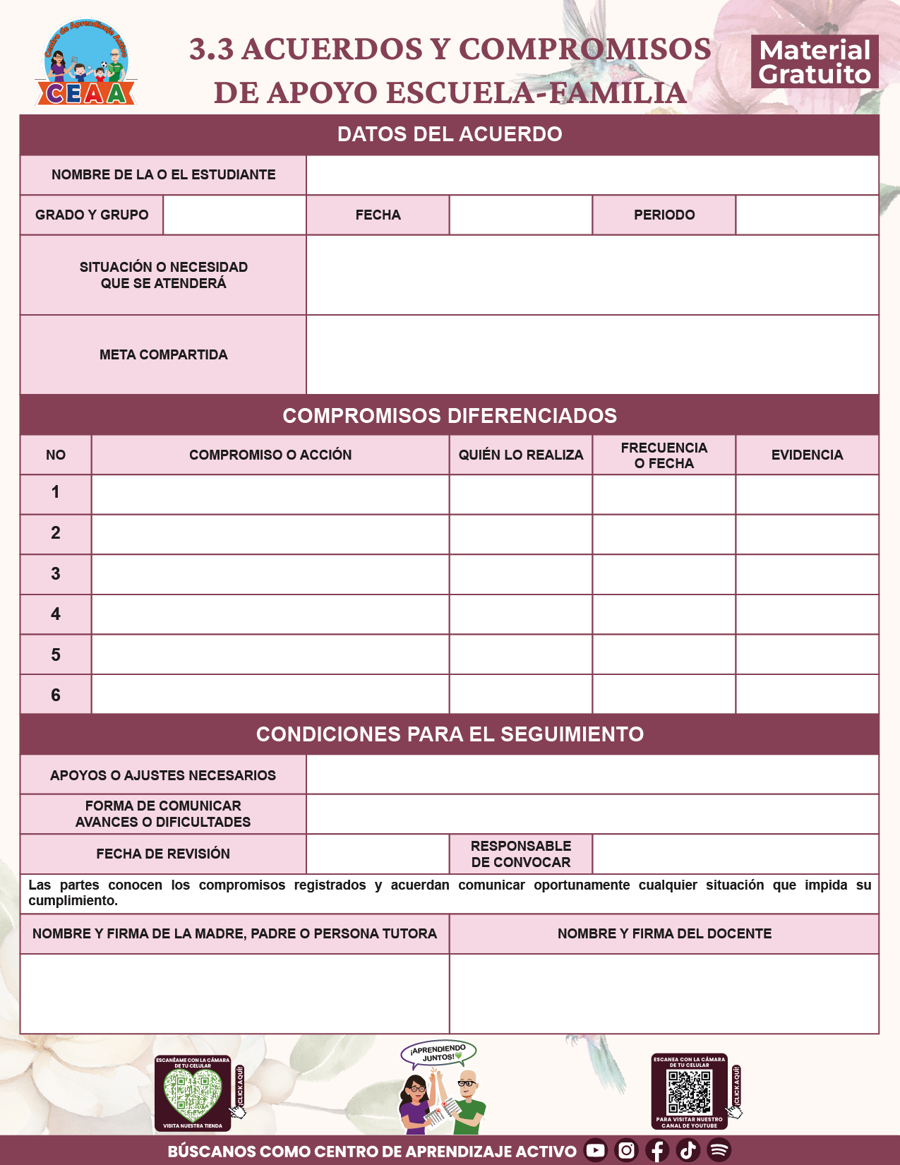 BITÁCORA PARA LA ORGANIZACIÓN Y SEGUIMIENTO PARA LA ATENCIÓN A MADRES Y PADRES DE FAMILIA V1 en PDF