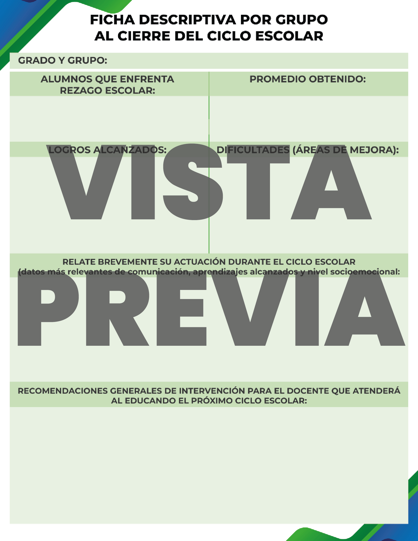 Agenda Formal DIRECTOR Primaria Ciclo Escolar 2024 - 2025 en PDF