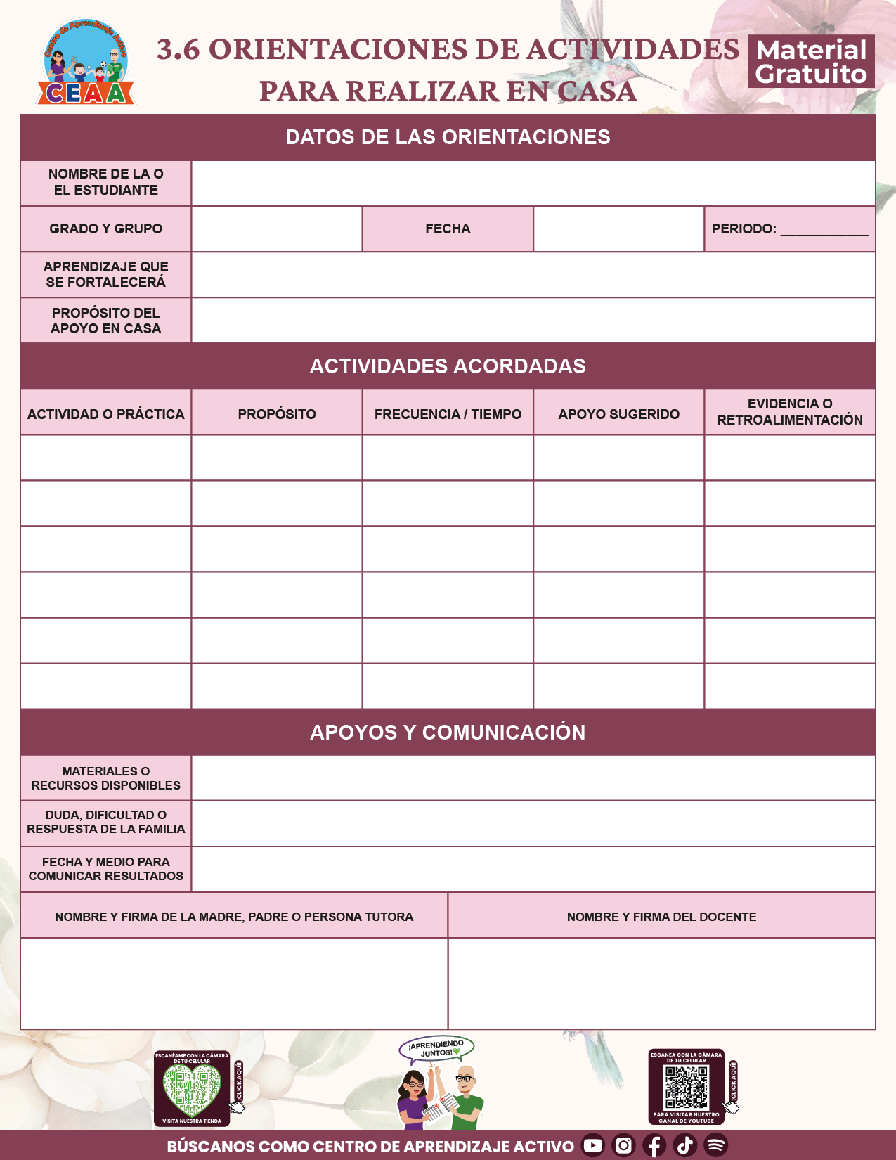 BITÁCORA PARA LA ORGANIZACIÓN Y SEGUIMIENTO PARA LA ATENCIÓN A MADRES Y PADRES DE FAMILIA V1 en PDF
