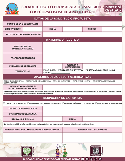 BITÁCORA PARA LA ORGANIZACIÓN Y SEGUIMIENTO PARA LA ATENCIÓN A MADRES Y PADRES DE FAMILIA V1 en PDF