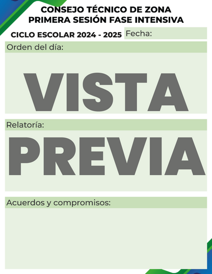 Agenda Formal DIRECTOR Primaria Ciclo Escolar 2024 - 2025 en PDF