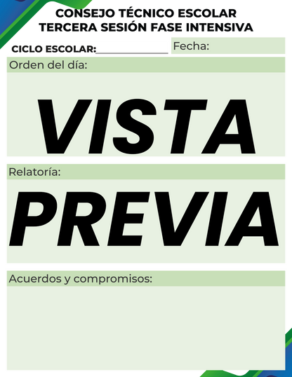 Agenda Formal Verde-azul DIRECTOR Primaria
