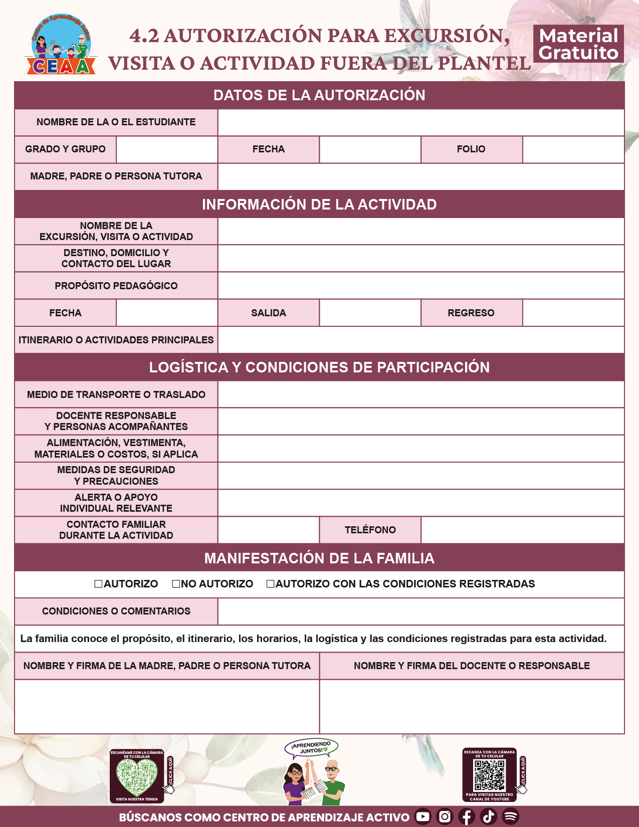 BITÁCORA PARA LA ORGANIZACIÓN Y SEGUIMIENTO PARA LA ATENCIÓN A MADRES Y PADRES DE FAMILIA V1 en PDF