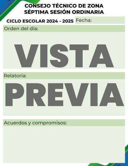 Agenda Formal DIRECTOR Primaria Ciclo Escolar 2024 - 2025 en PDF