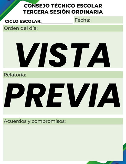 Agenda Formal Verde-azul DIRECTOR Primaria