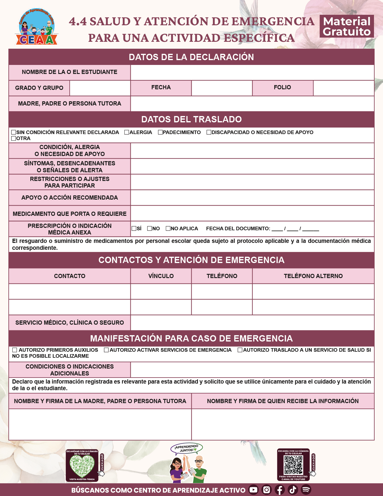 BITÁCORA PARA LA ORGANIZACIÓN Y SEGUIMIENTO PARA LA ATENCIÓN A MADRES Y PADRES DE FAMILIA V1 en PDF