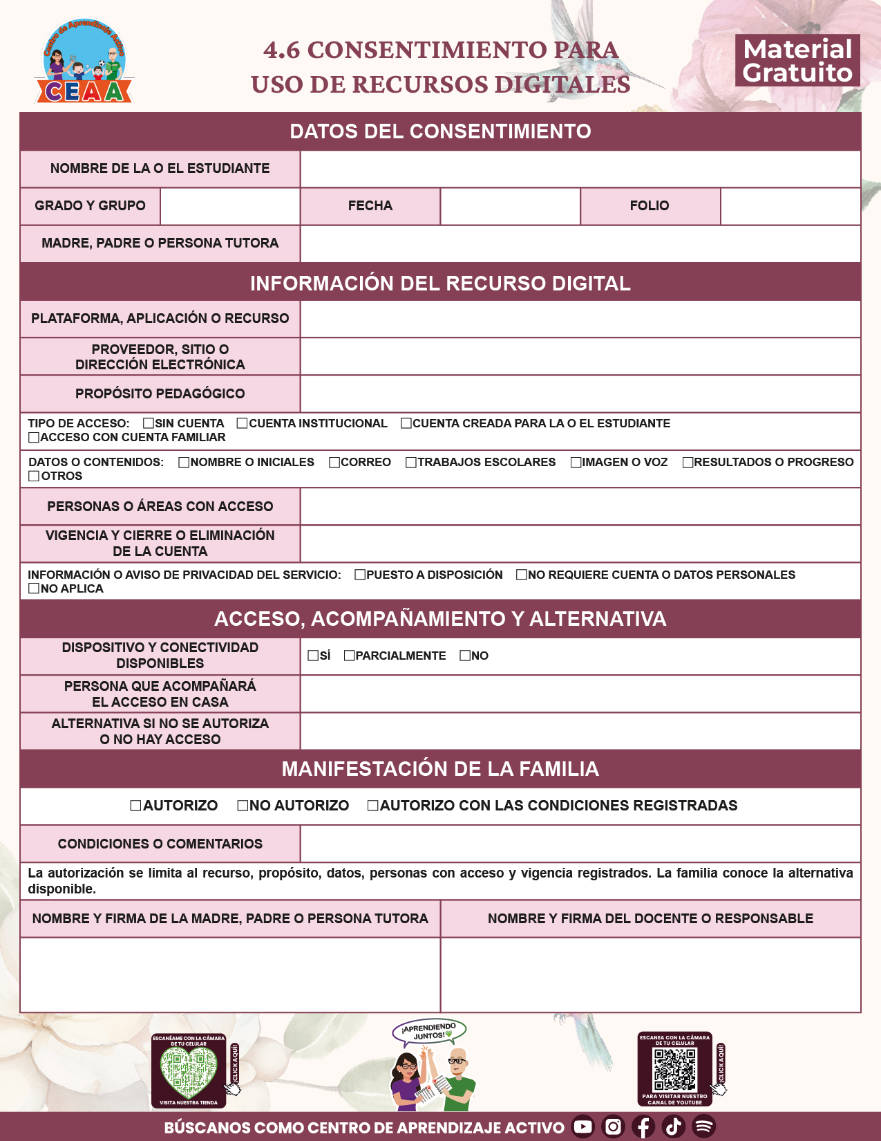 BITÁCORA PARA LA ORGANIZACIÓN Y SEGUIMIENTO PARA LA ATENCIÓN A MADRES Y PADRES DE FAMILIA V1 en PDF