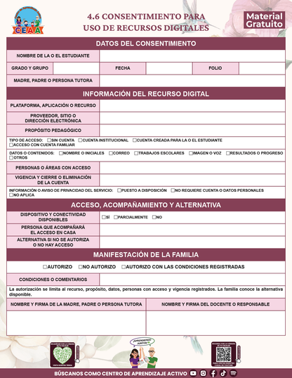 BITÁCORA PARA LA ORGANIZACIÓN Y SEGUIMIENTO PARA LA ATENCIÓN A MADRES Y PADRES DE FAMILIA V1 en PDF