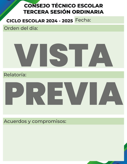 Agenda Formal DIRECTOR Primaria Ciclo Escolar 2024 - 2025 en PDF