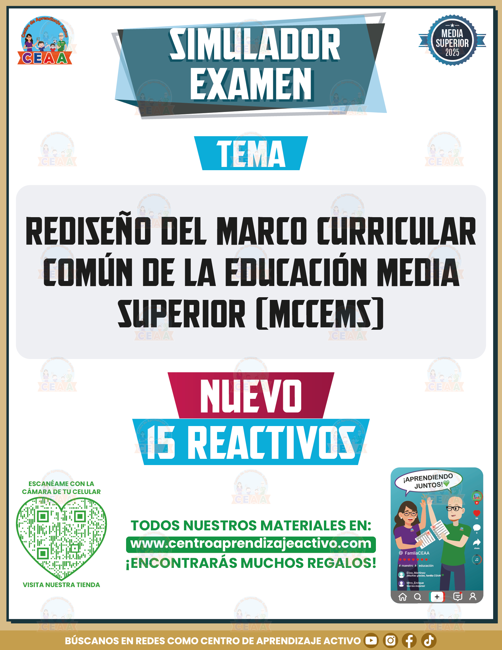 Simulador De Examen Rediseño Del Marco Curricular Común De La Educació ...