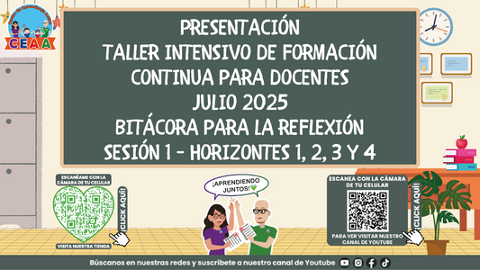 Presentación Taller Intensivo Sesión 1 - Bitácora para la Reflexión Editable en PowerPoint