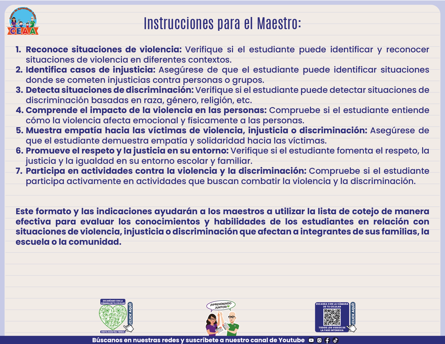 FASE 3 ENYS Situaciones de violencia, injusticia o discriminación, que afectan a integrantes de nuestras familias, la escuela o la comunidad.