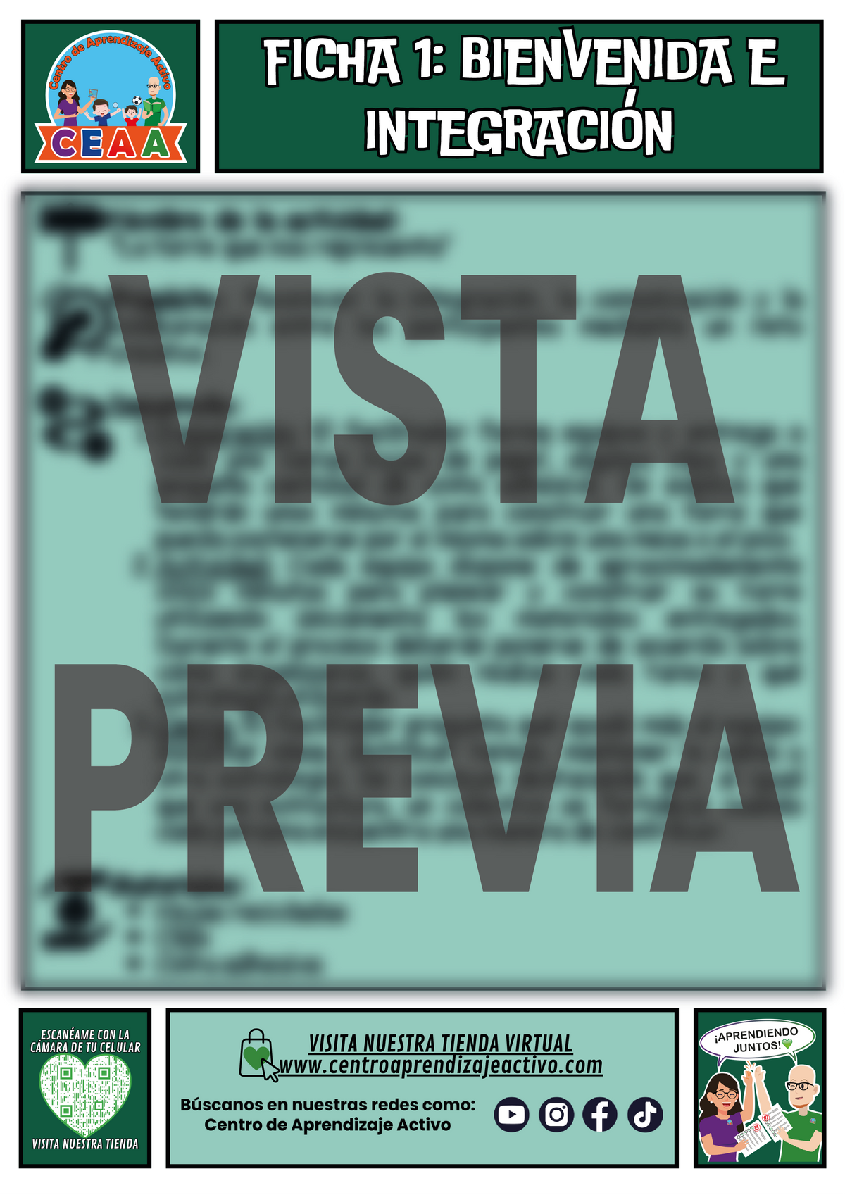 Fichero de 3 Actividades para tu CTE Educación Básica Tema 5
