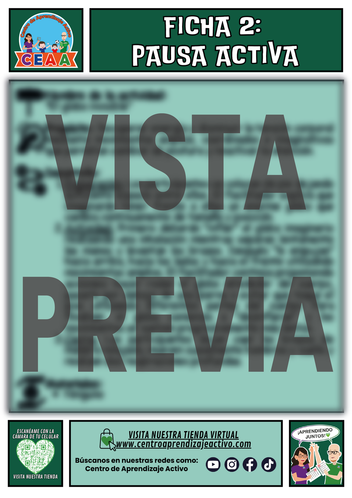 Fichero de 3 Actividades para tu CTE Educación Básica Tema 5