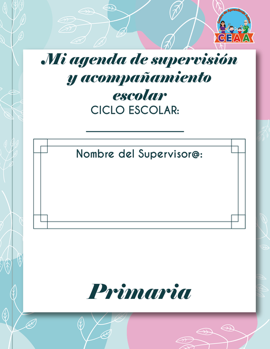 Agenda Flores SUPERVISOR Primaria