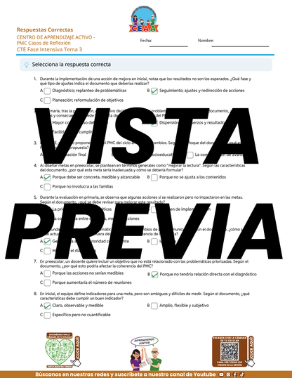 Juegos de Estudio para Imprimir CTE Fase Intensiva Tema 3 y 4 en PDF