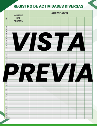 Agenda Formal Verde DIRECTOR Secundaria