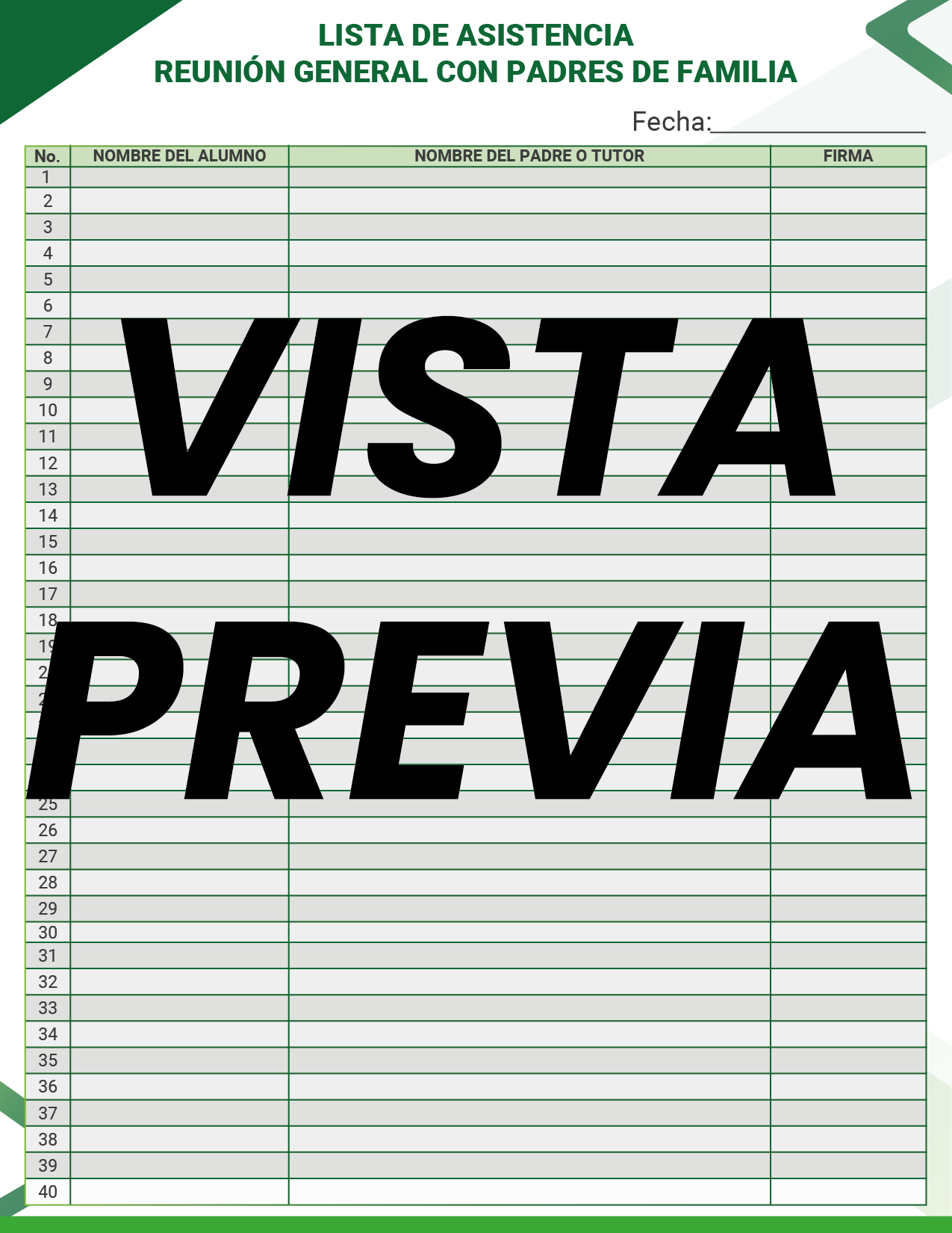 Agenda Formal Verde DIRECTOR Secundaria