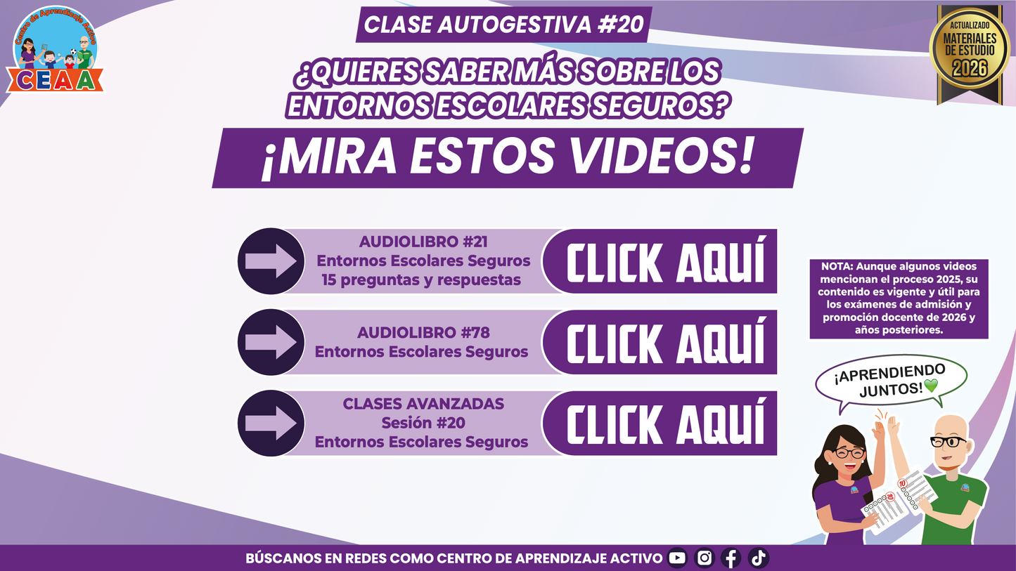 Clase Autogestiva Tema: 20