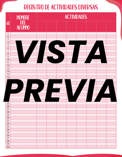 Agenda Roja DIRECTOR Secundaria