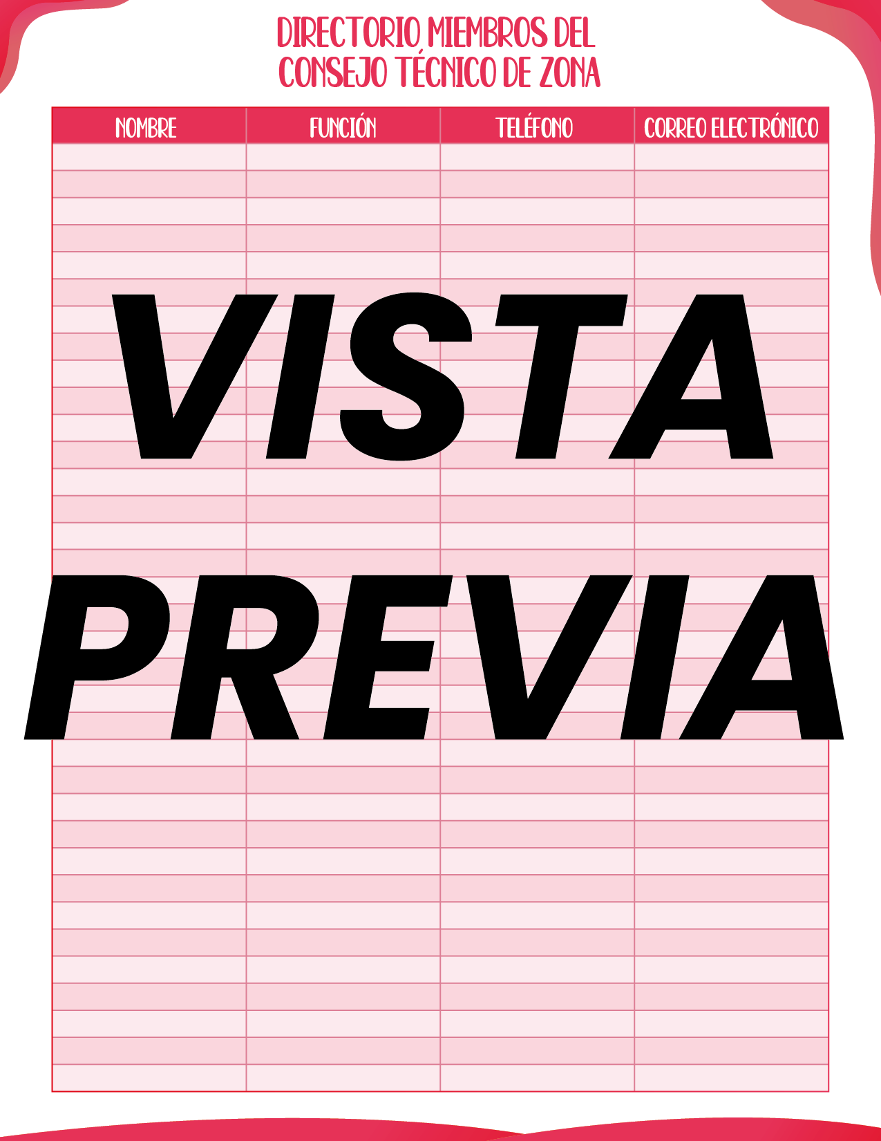 Agenda Roja DIRECTOR Secundaria