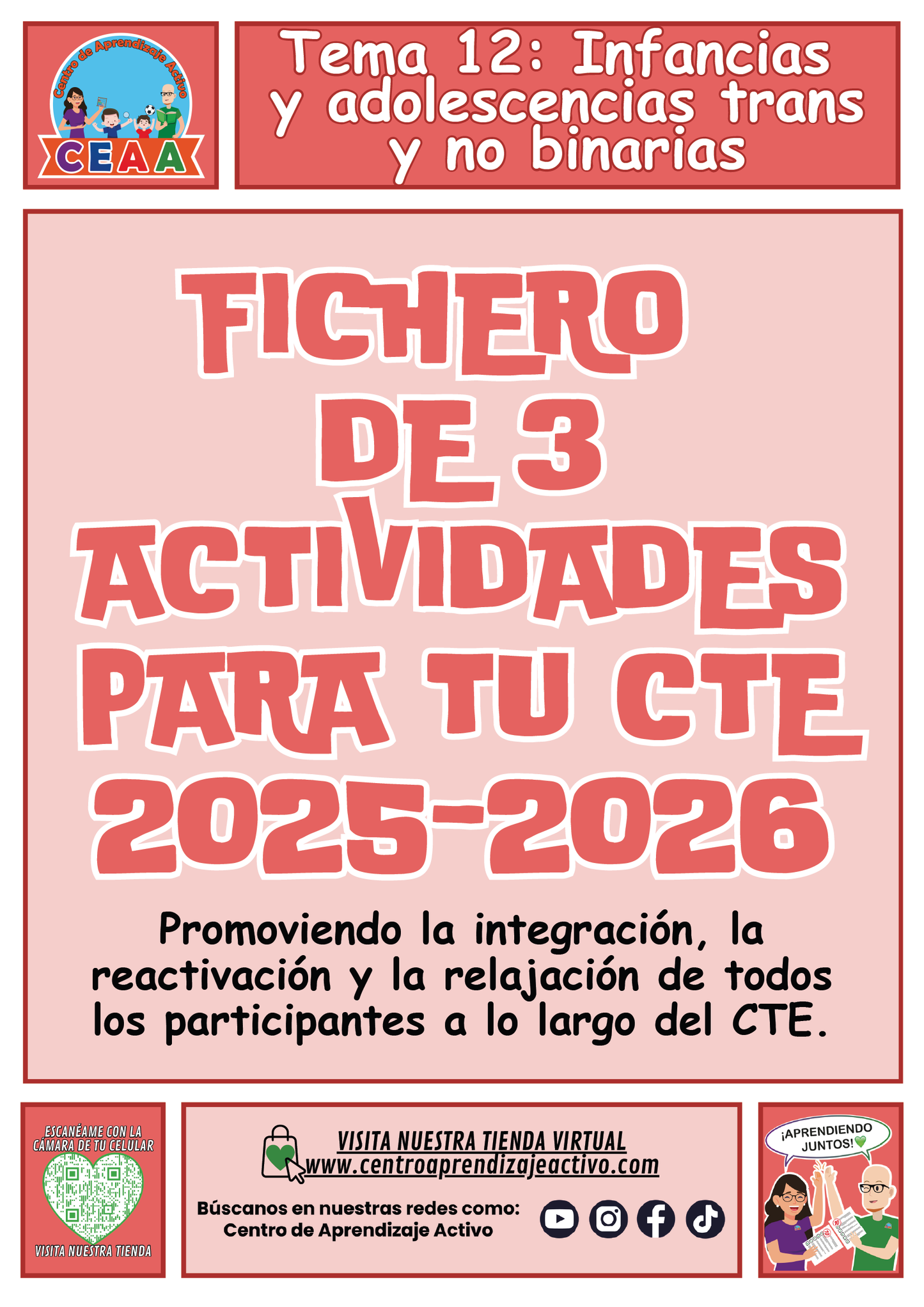 Fichero 3 Actividades para tu CTE Tema 12: Infancias y Adolescencias Trans y no binarias