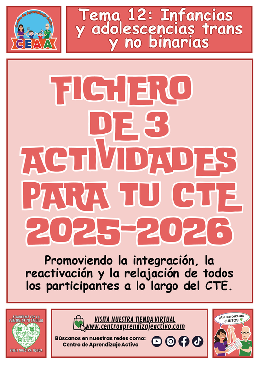 Fichero 3 Actividades para tu CTE Tema 12: Infancias y Adolescencias Trans y no binarias