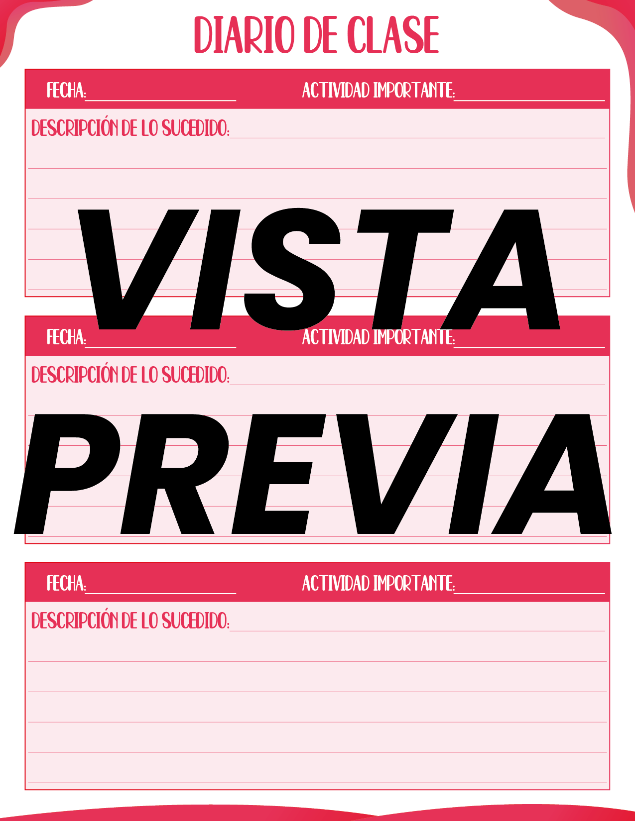 Agenda Roja MAESTRO Preescolar