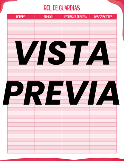 Agenda Roja MAESTRO Preescolar