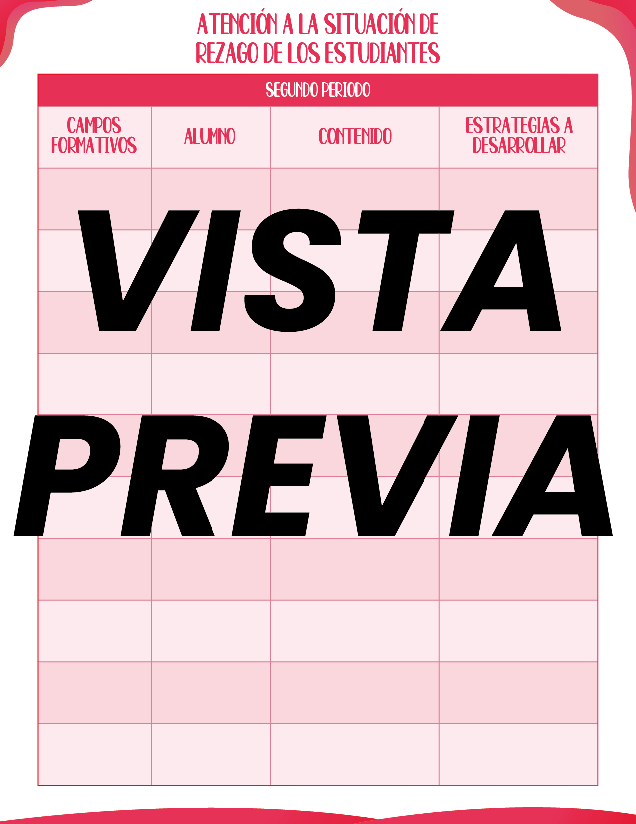 Agenda Roja MAESTRO Preescolar