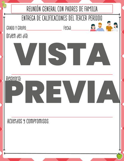 Agenda Roja MAESTRO Secundaria Ciclo Escolar 2024 - 2025 en PDF