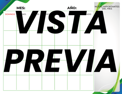 Agenda Formal Verde-azul MAESTRO Preescolar